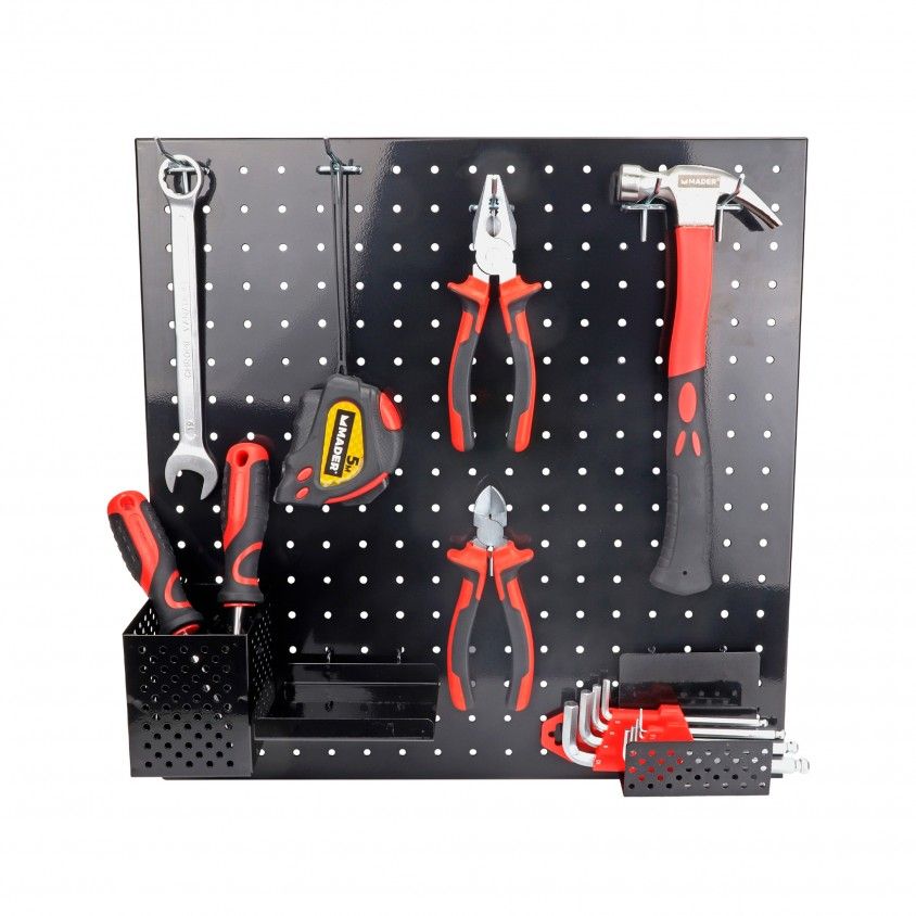 Painel p/ Ferramentas Metal Mader 45x45cm Painel p/ Ferramentas Metal Mader 45x45cm