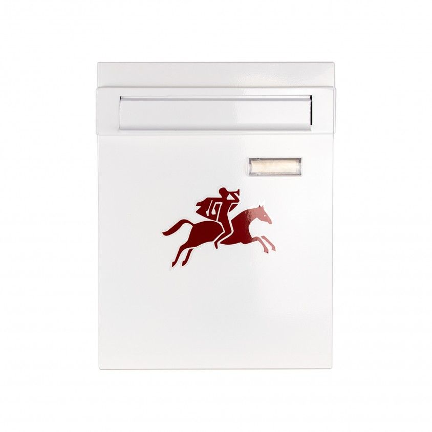 Caixa Correio Porta Tr�s Branco Flux N�2