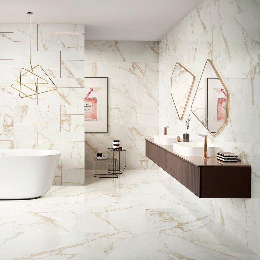 Pavimento Love Precious Calacatta Gold 79x79 COM
