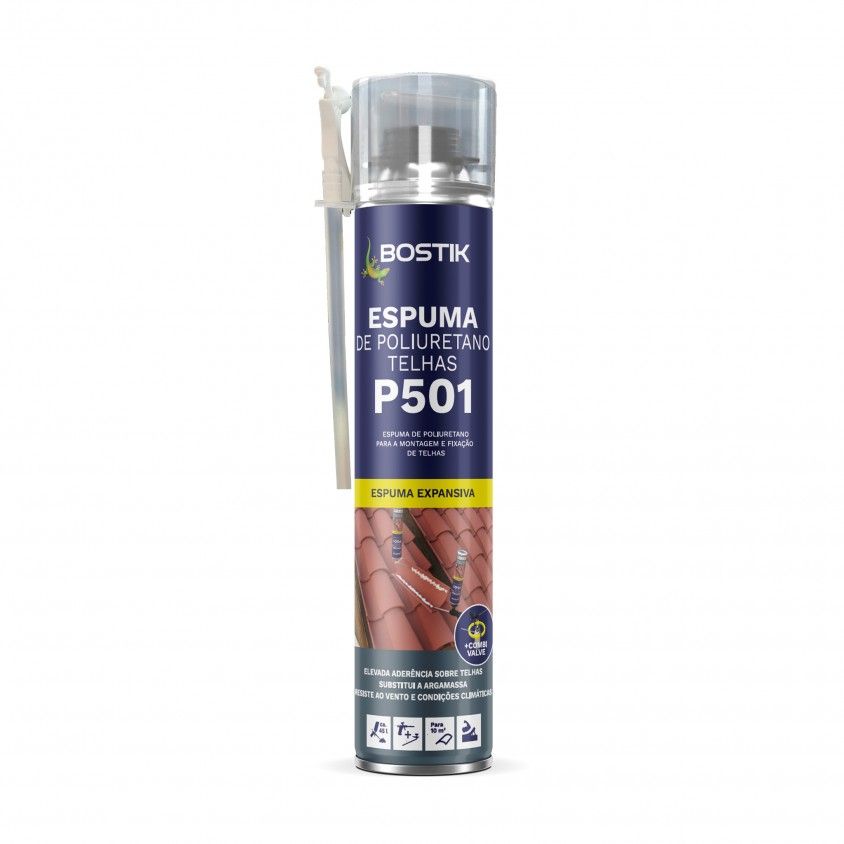 Espuma de Poliuretano Telhas Bostik P501 750ml