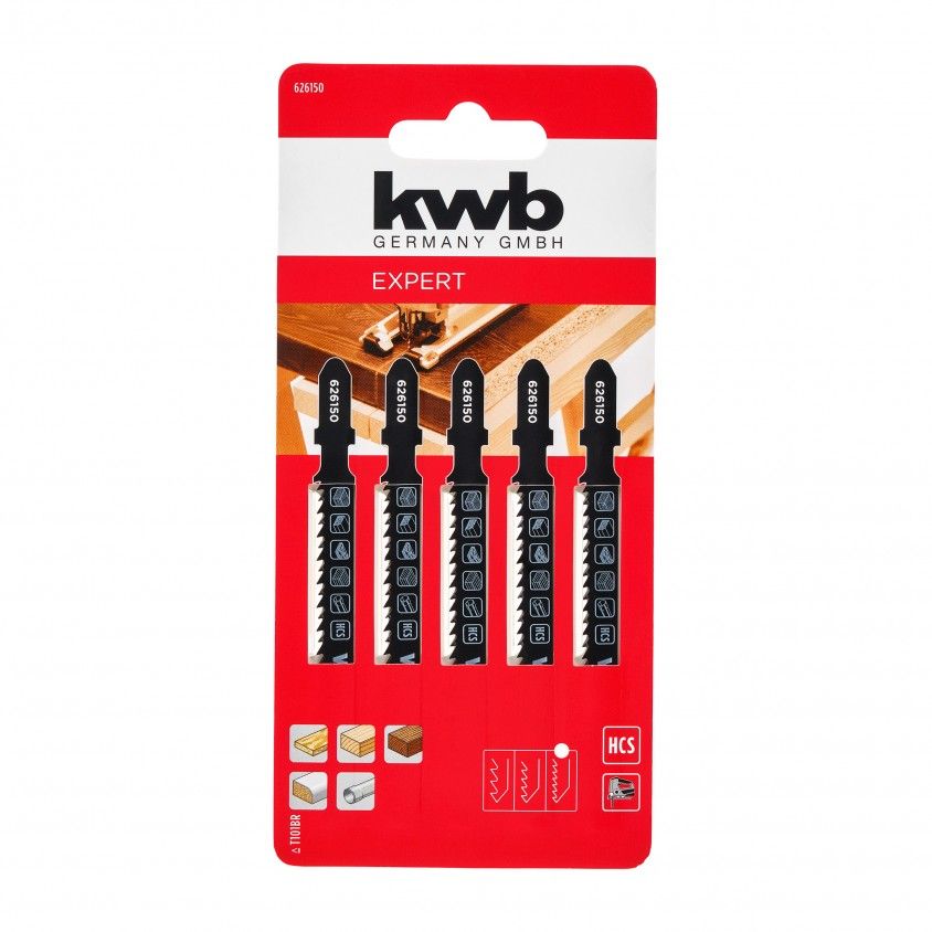 Lamina Tico-Tico Inv FIno 75mm Kwb 5 uni