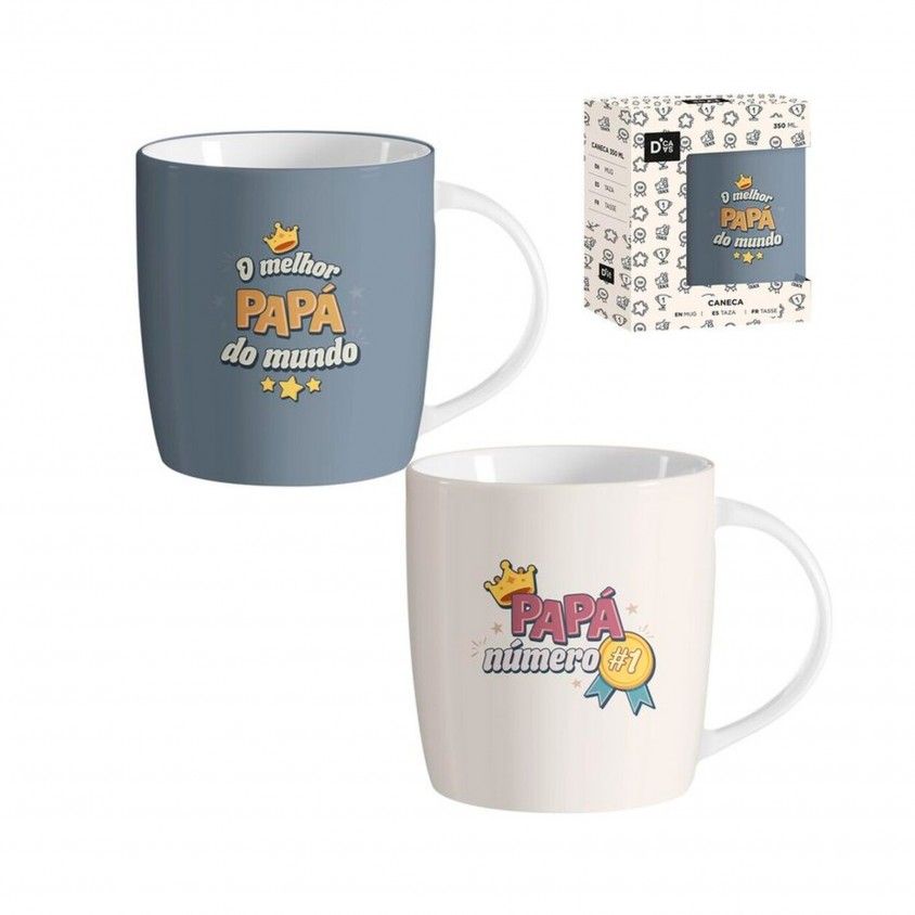 Caneca Papá com Caixa Sortido Caneca Papá com Caixa Sortido