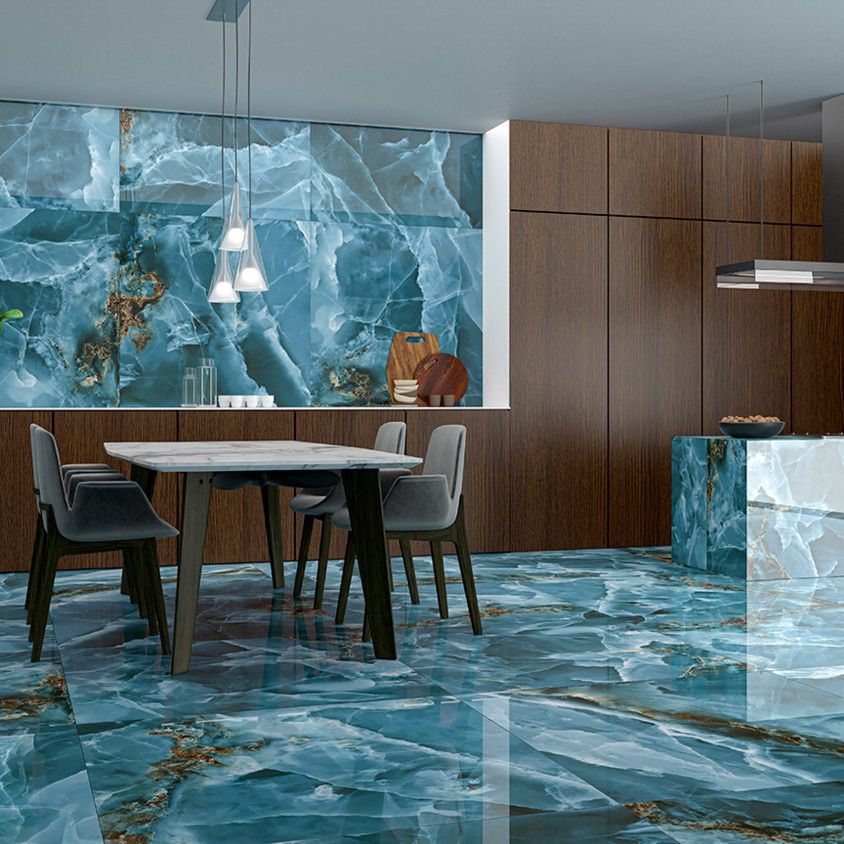 Pavimento Iceland Navy Ultragloss 60x120