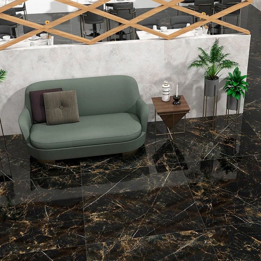 Pavimento Verdi Negro Ultragloss 60x120 Pavimento Verdi Negro Ultragloss 60x120