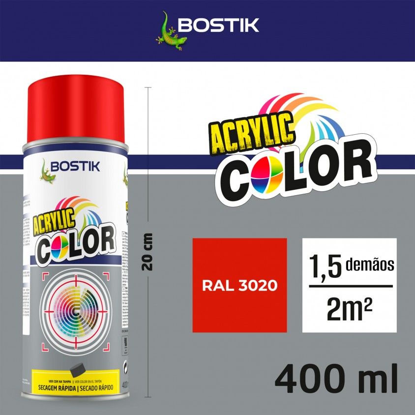 Spray Acrlico Bostik Brilho 400ml