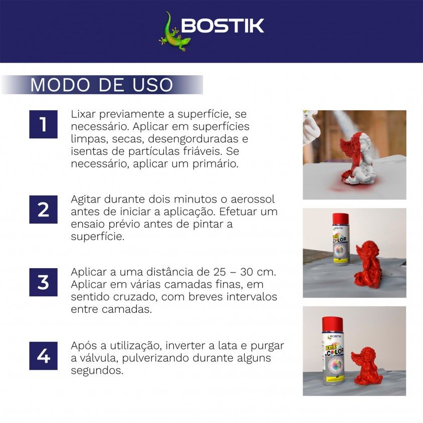 Spray Acrlico Bostik Brilho 400ml
