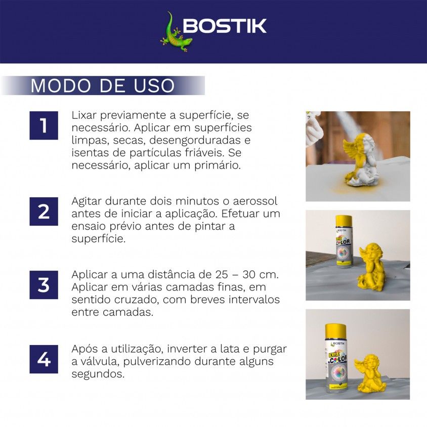 Spray Acrlico Bostik Brilho 400ml