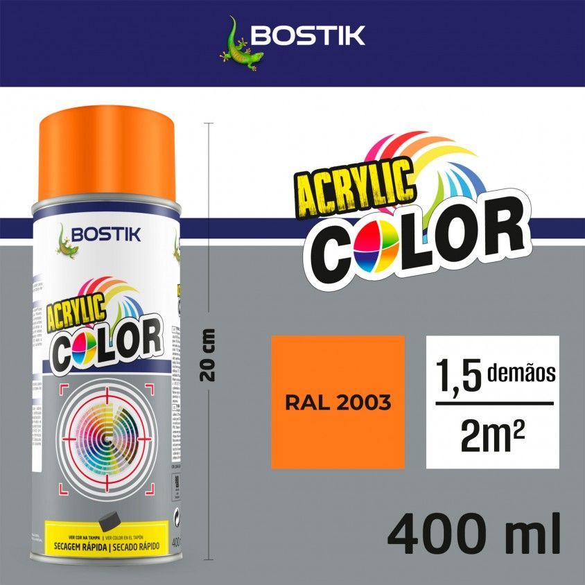 Spray Acrlico Bostik Brilho 400ml
