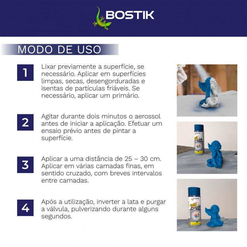 Spray Acrlico Bostik Brilho 400ml