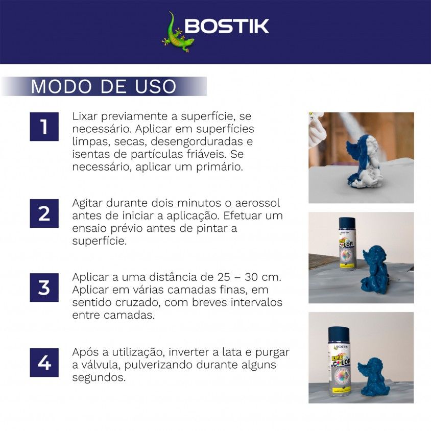 Spray Acrlico Bostik Brilho 400ml