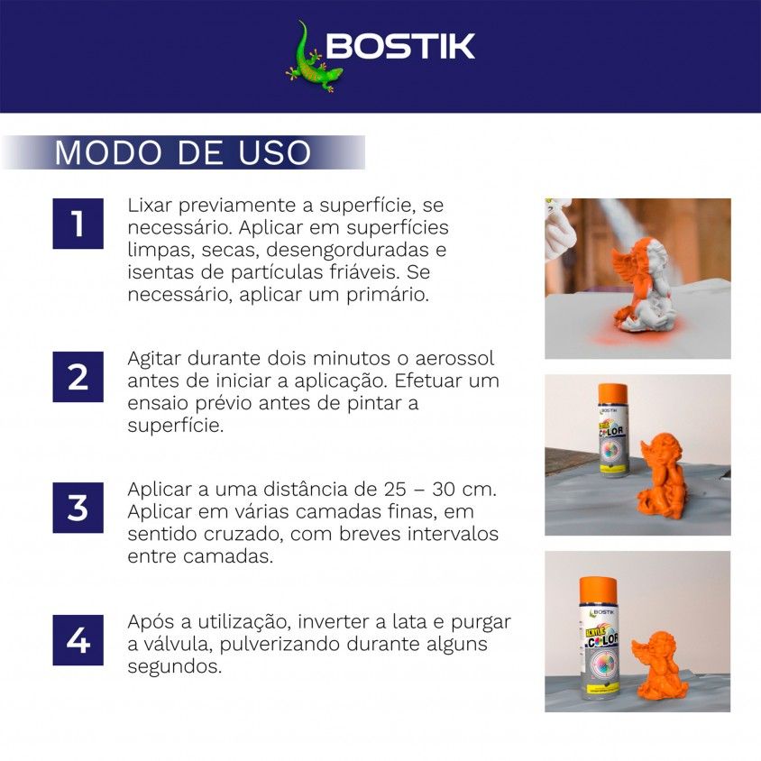 Spray Acrlico Bostik Brilho 400ml