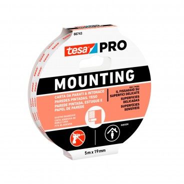 Fita Adesiva Dupla-face Tesa Mounting Pro 5mx19mm