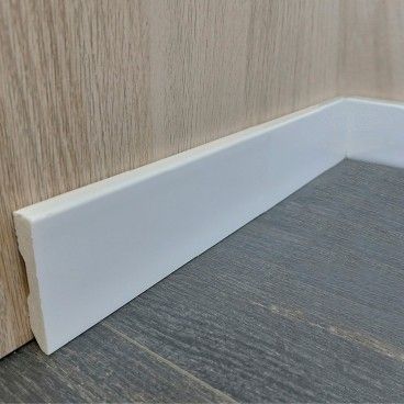 Rodap Poliestireno HD Quadrado 2400x70x14mm