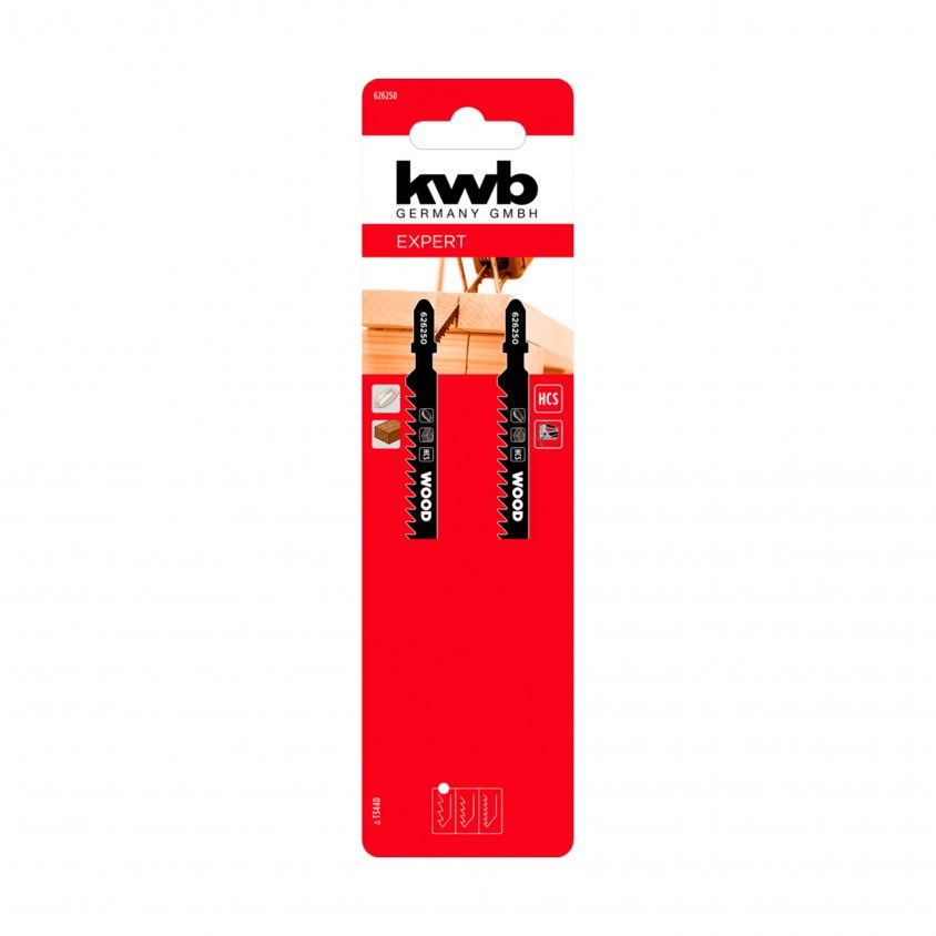 Lâmina p/ Tico-Tico Hcs Madeira Grosso Kwb 125mm T 2 uni Lâmina p/ Tico-Tico Hcs Madeira Grosso Kwb 125mm T 2 uni