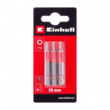 Conjunto 3 Bits 50mm Torx Einhell