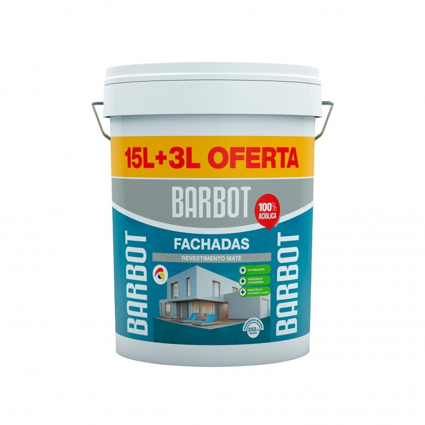 Tinta Barbot Fachadas 100% Acrlica