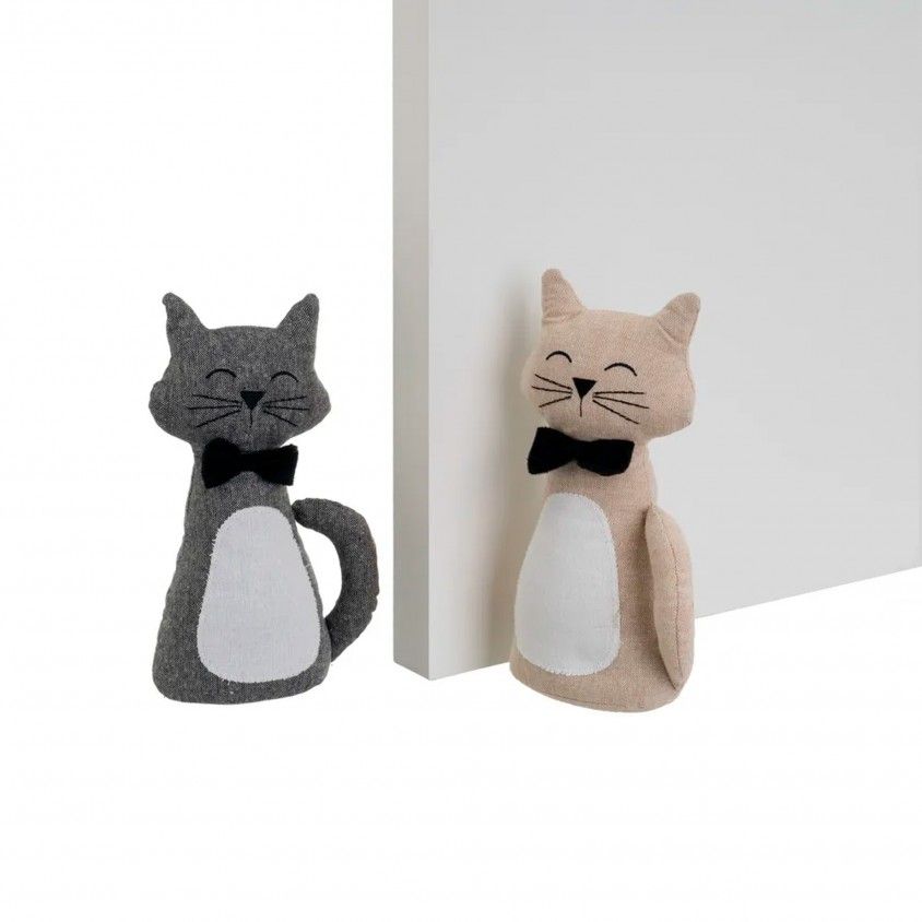 Batente de Porta Gato 18x10x31cm Sortido