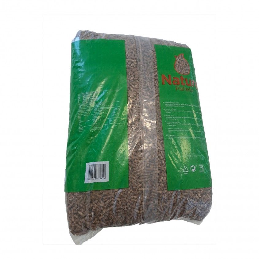 Pellets Certificados Nature 6mm 15Kg Pellets Certificados Nature 6mm 15Kg