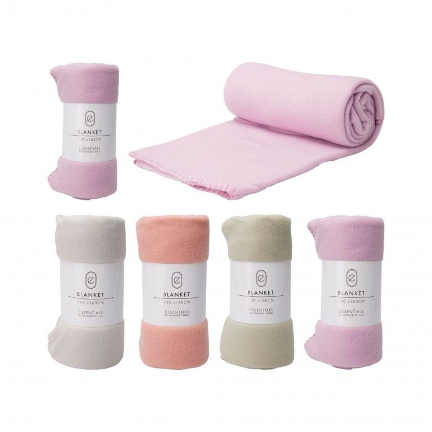 Manta Polar Tons Pastel 130x160cm Sortida