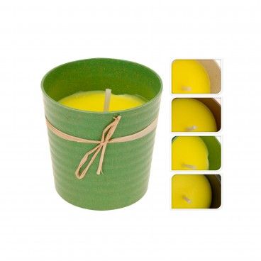 Vela Citronela em Pote Ecolgico Sortida