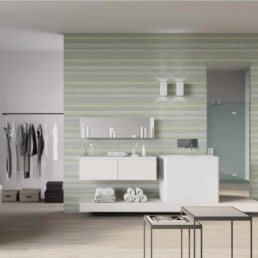 Revestimento Gresart Neo Lines Nix Grun Blau 30x90