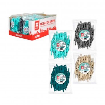 Molas de Roupa Urban Espiral 7 Pack 30 Sortido