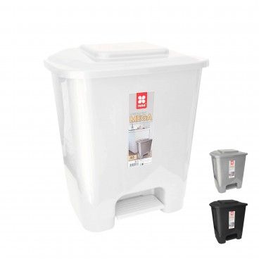Balde com Pedal Mega 40L Sortido
