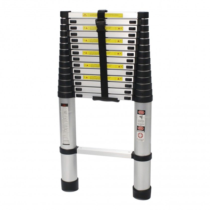 Escada Extensvel Telescpica em Alumnio 14 Degraus 4.4mt