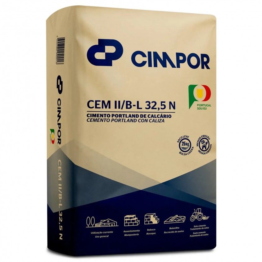 Cimento Cimpor CEM II/B-L 32.5N 25kg