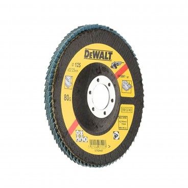 DEWALT DISCO LAMELADO CONCAVO METAL 125MM GR80