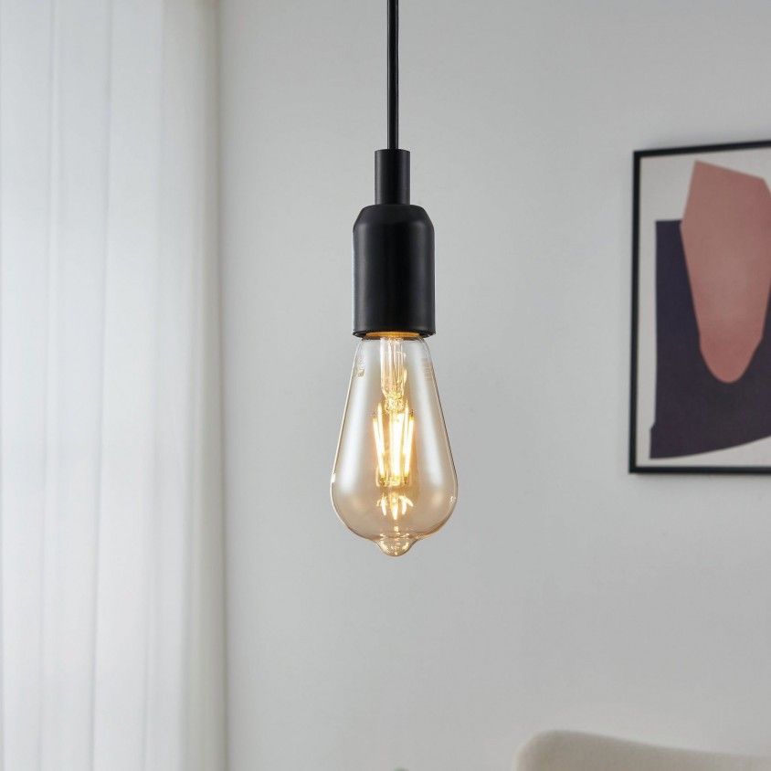 Lâmpada LED Eglo Amber 2200K ST64 4W E27 Lâmpada LED Eglo Amber 2200K ST64 4W E27