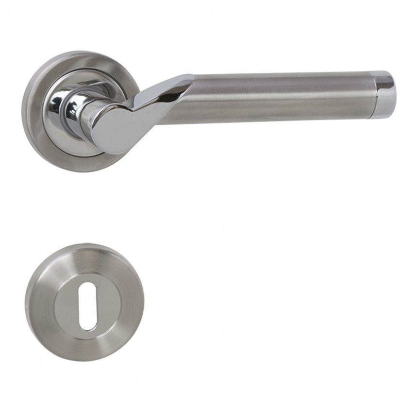 GLK PUXADOR PORTA C/ENT.WC REF.8025 CROM/INOX