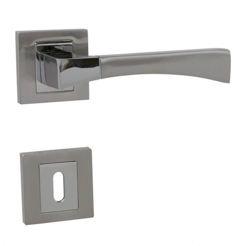 GLK PUXADOR PORTA C/ENT.CHAVE REF.8032 CROM/INOX