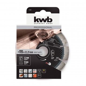Kwb DISCO DIAMANTE SEGMENTADO 115x22.23MM