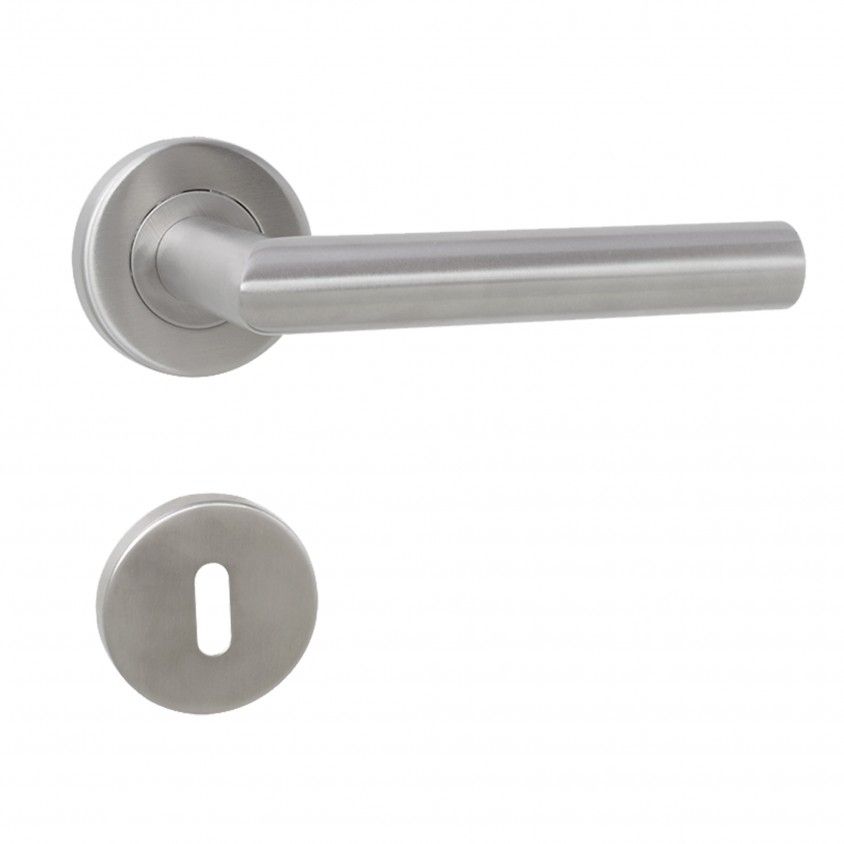 GLK PUXADOR PORTA C/ENT.CHAVE REF.8001 INOX SAT