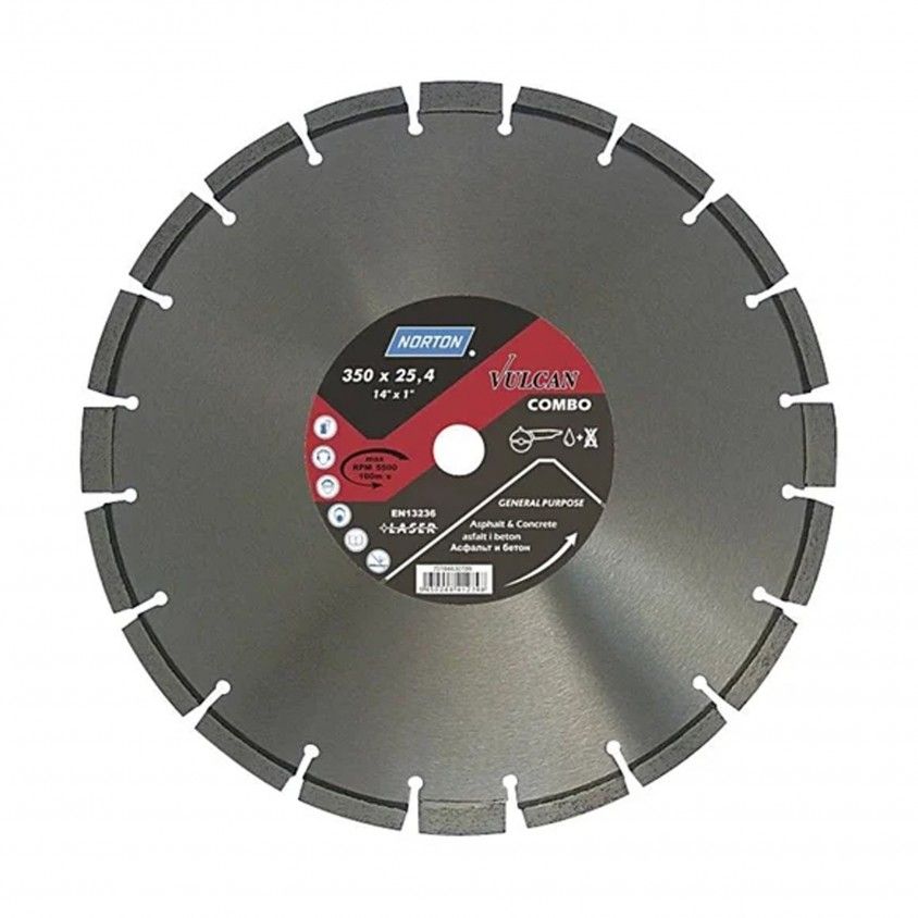 NORTON DISCO DIAMANTE VULCAN COMBO 450x25.4 70184645557
