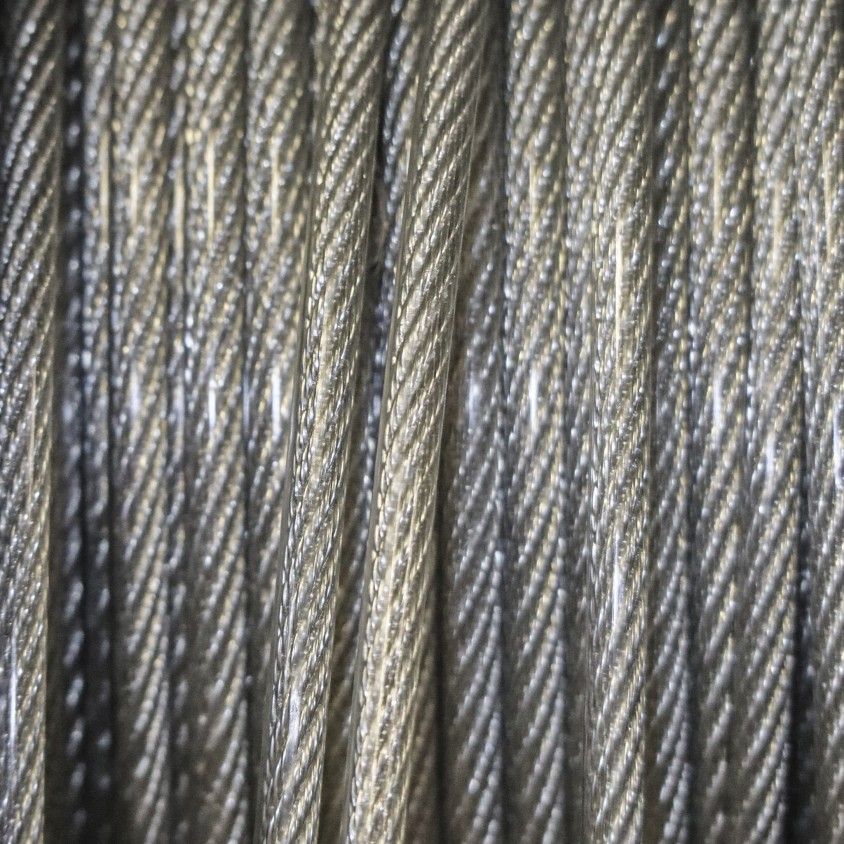 CABO DE AO GALV REVESTIDO PVC 6x7 + FC  6MM