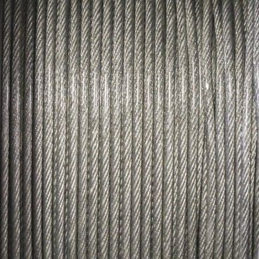 CABO DE AO INOX REVESTIDO PVC 6x7+FC  4MM