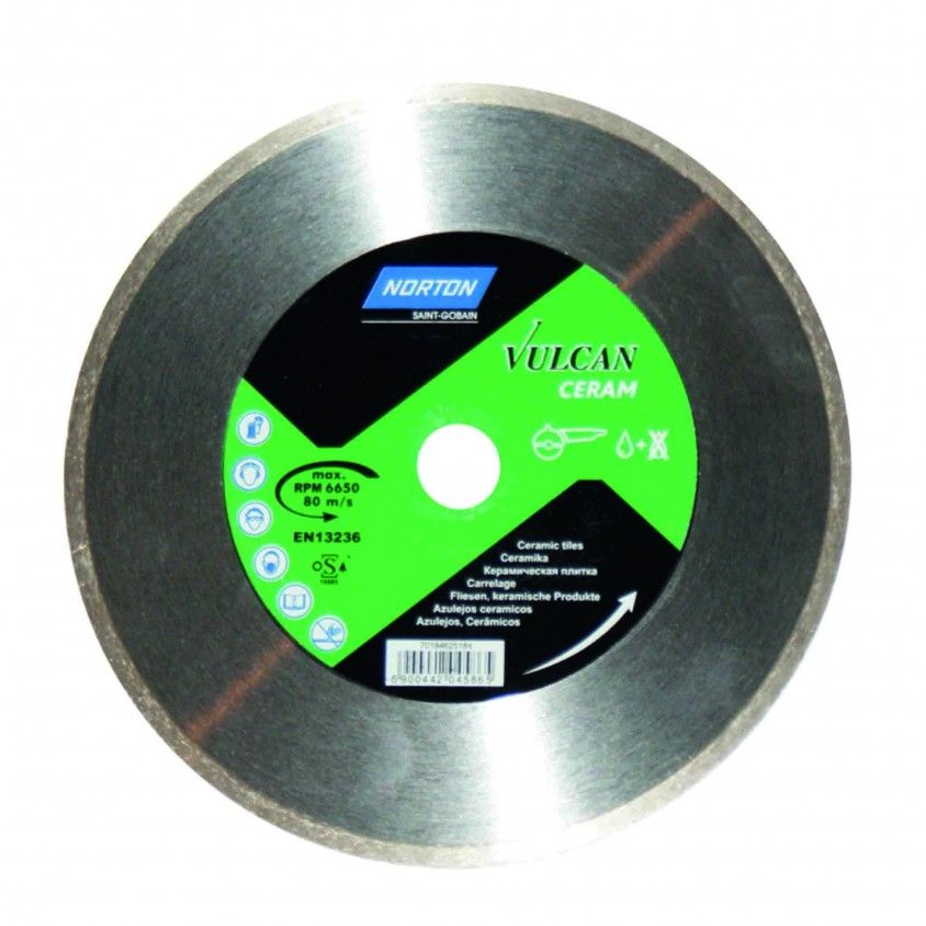 NORTON DISCO DIAMANTE VULCAN CERAM 200x25.4