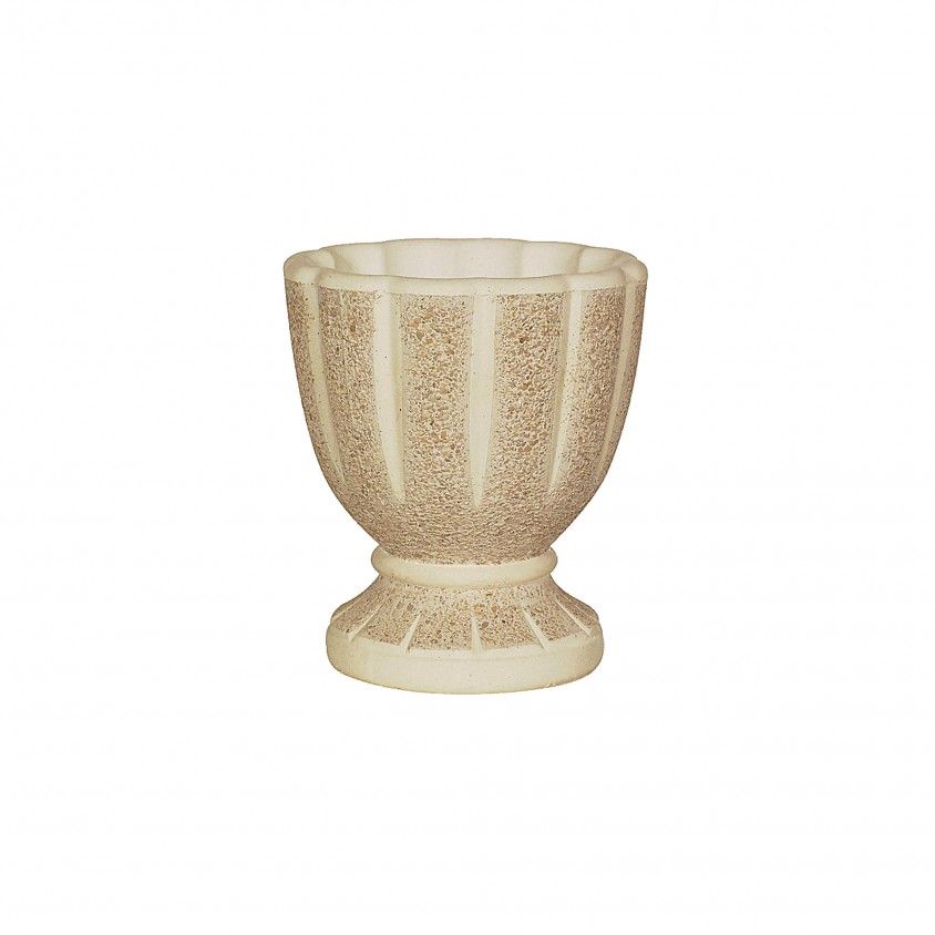 Vaso de Pedra formato Clice 32x36cm