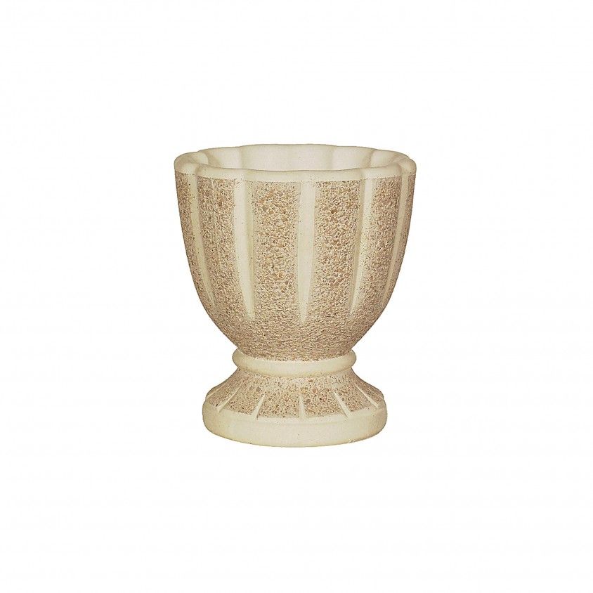 Vaso de Pedra formato Clice 41x42cm