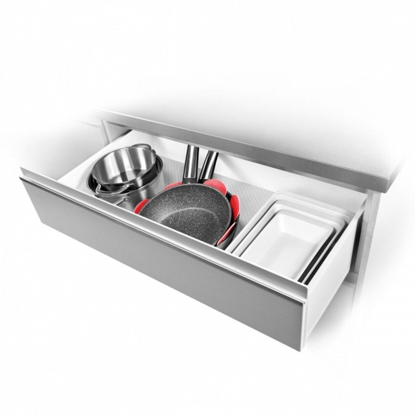 Base Antiderrapante Flexispace Tescoma 150X50cm Cinza