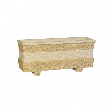 Floreira de Pedra Retangular 60x20cm