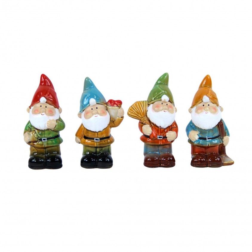 Anão de Jardim 14cm Sortido 4 Cores Anão de Jardim 14cm Sortido 4 Cores