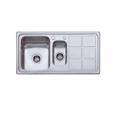 Cubo Lava Loua 970X500 Inox Com Sifo/Cesto