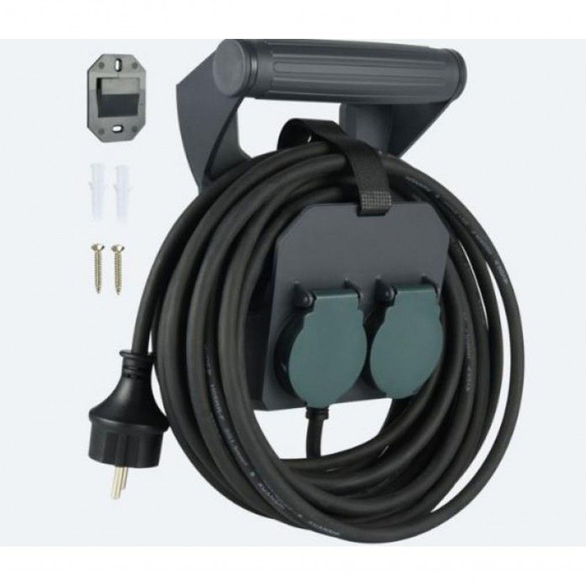 Prolongador Tomada Dupla com Suporte 10mt