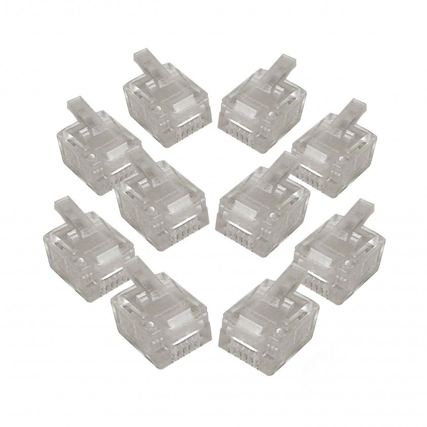 Pack 10 Conectores RJ11