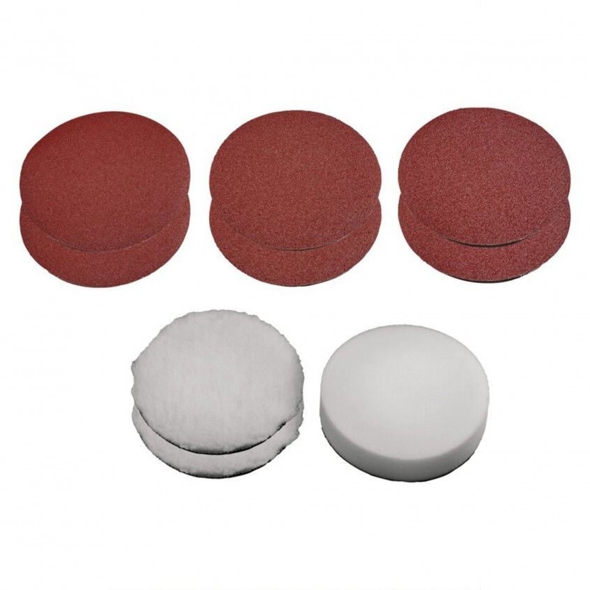 Kit 2 Boinas/Lixas Para Polidora Einhell BT-PO 1100E