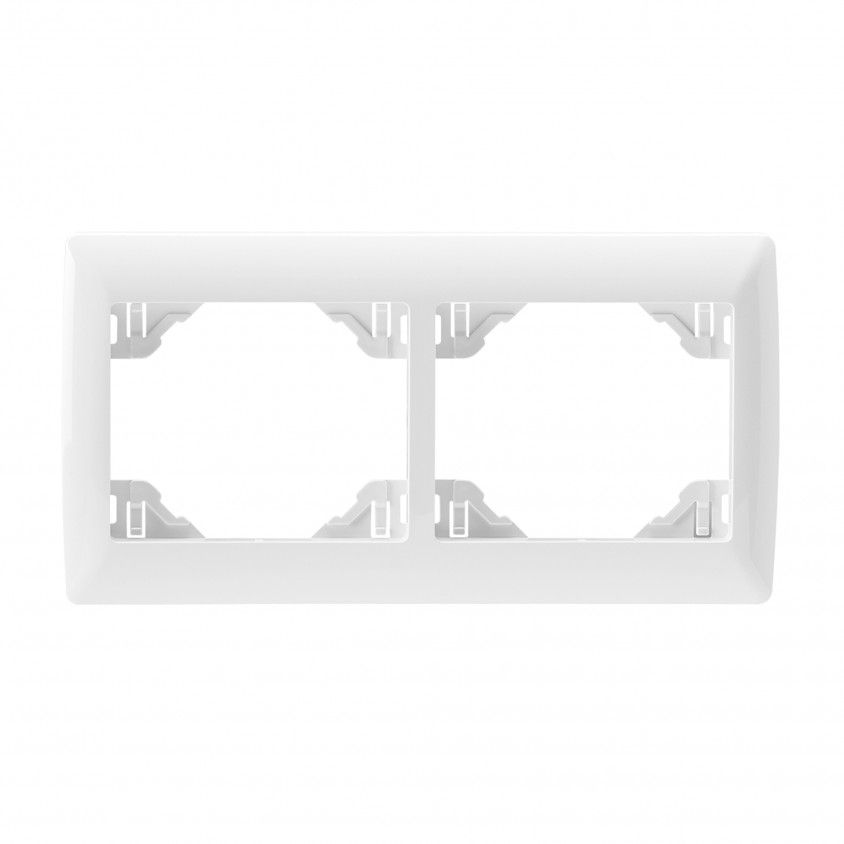 Espelho Duplo Horizontal Branco Sirius 70 TBR