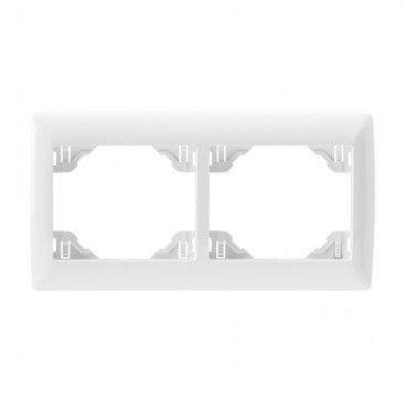 Espelho Duplo Horizontal Branco Sirius 70 TBR